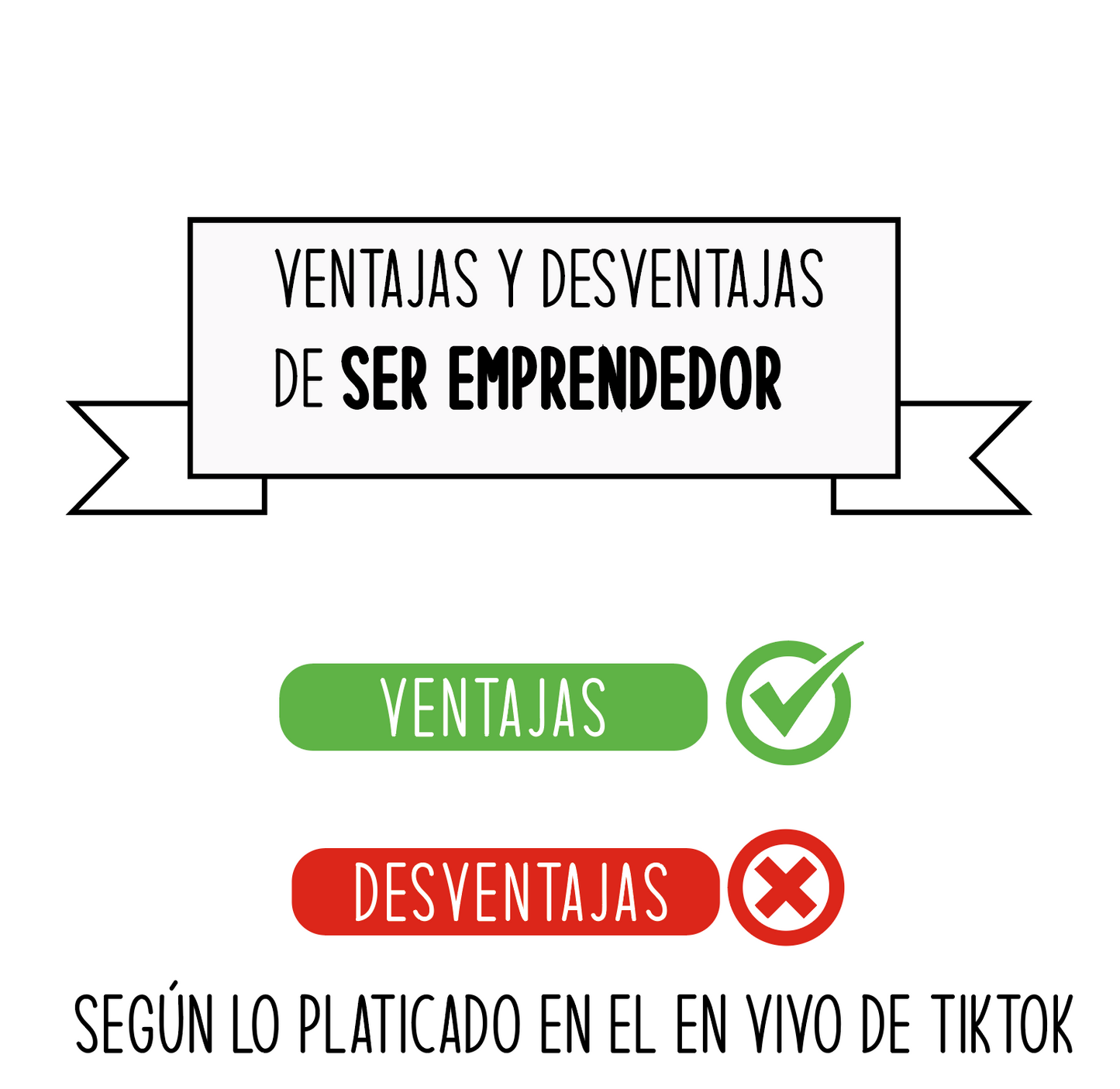 VENTAJAS Y DESVENTAJAS EN VIVO DE TIKTOK