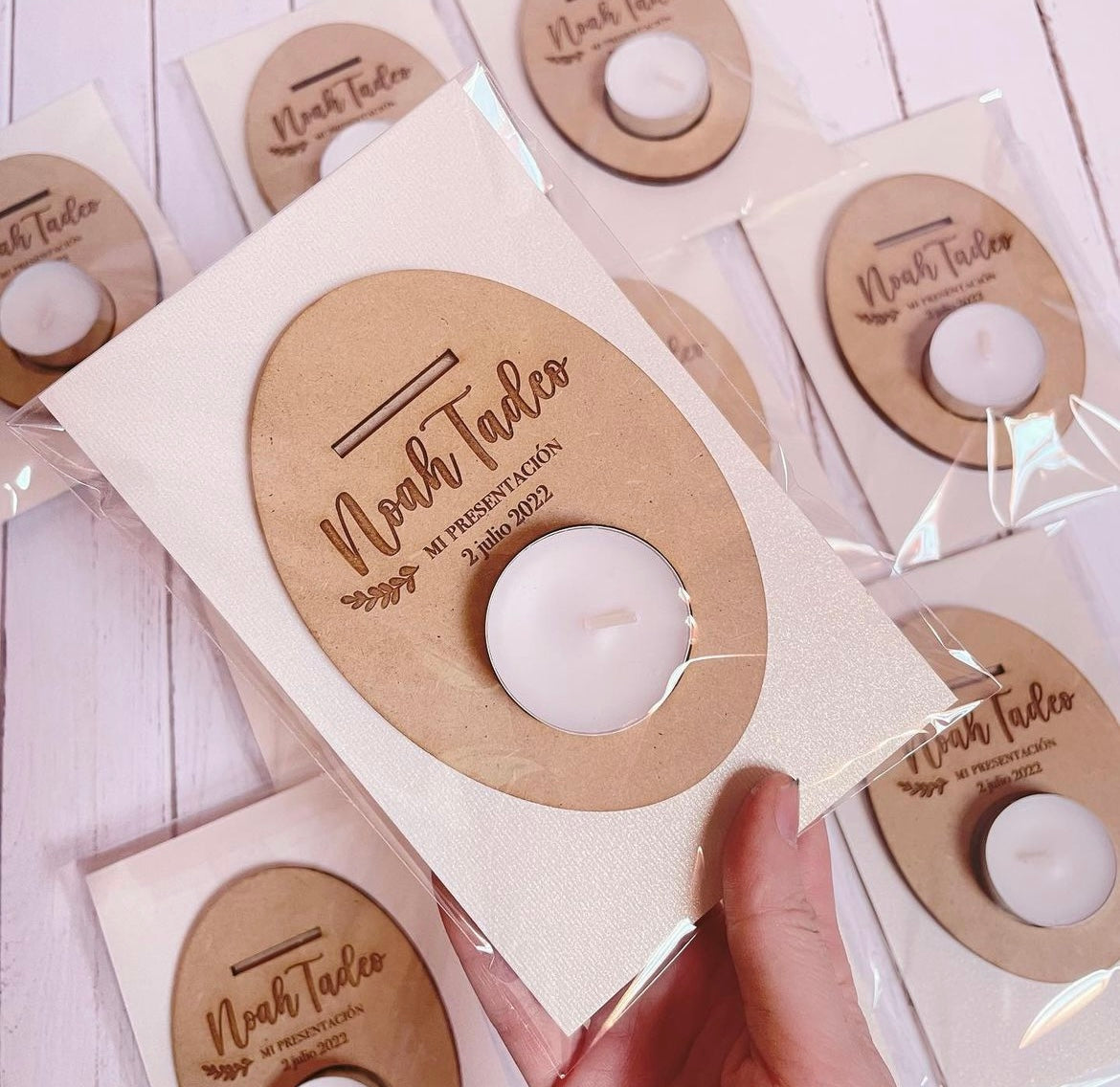 12 pzs Virgencitas con veladoras