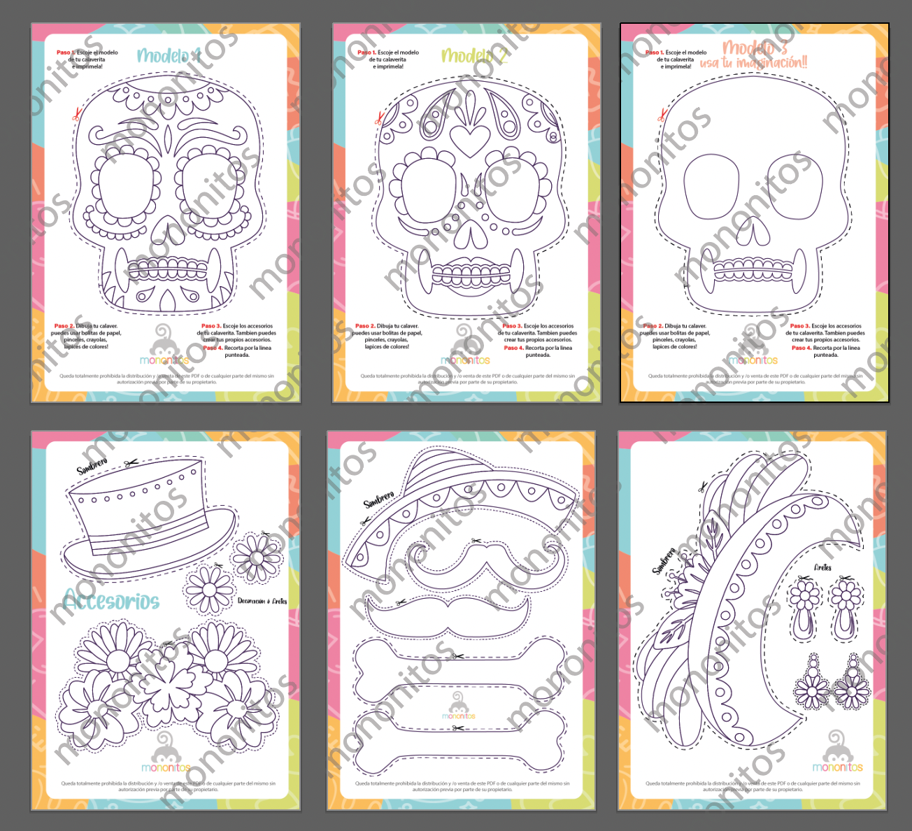 Crea tu calaverita (IMPRIMIBLE)