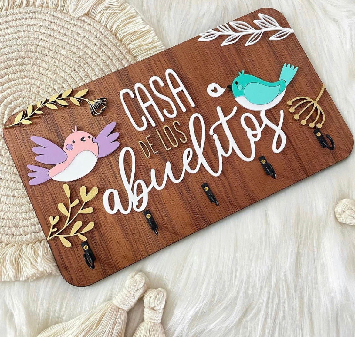 Portallaves Casa de los abuelitos