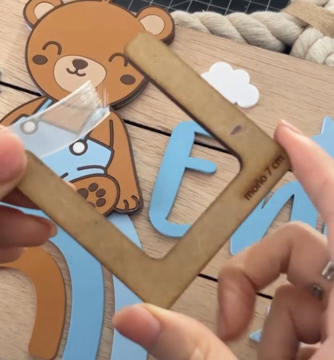 Molde para hacer moños