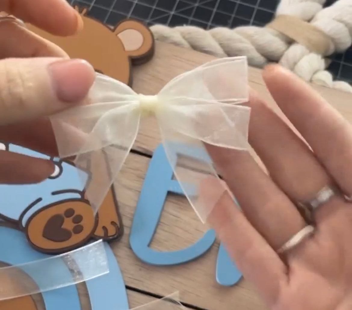 Molde para hacer moños