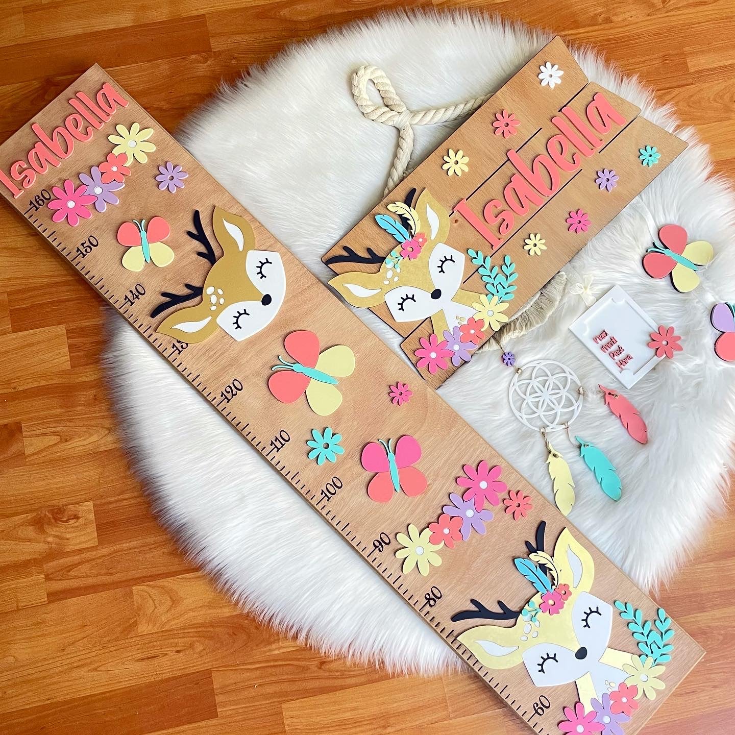 Venada con mariposas combo