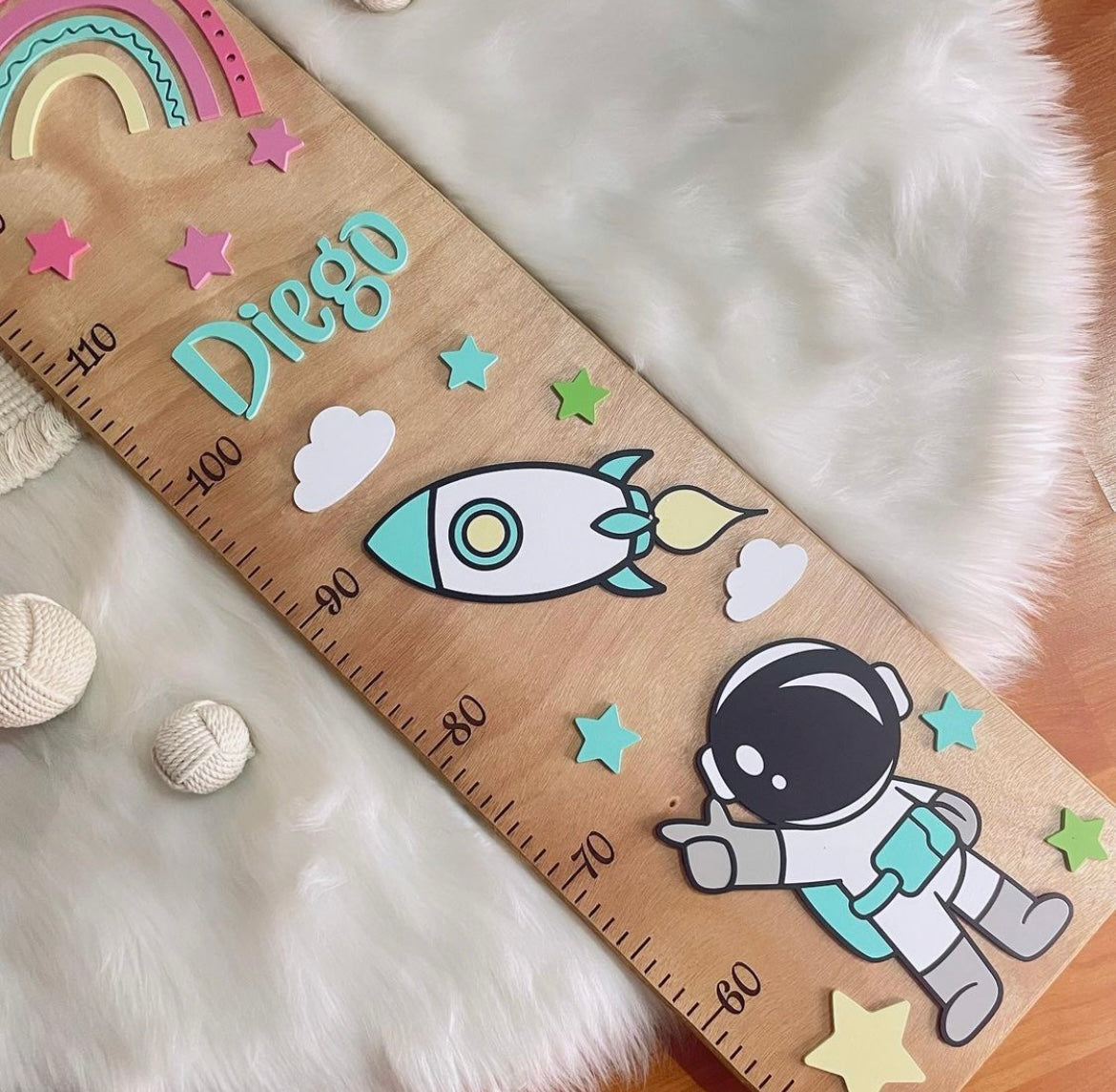 Regla Doble Arcoíris y Astronauta